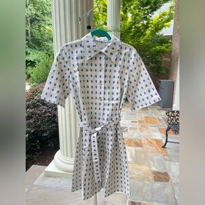 Marimekko cotton shirt dress vintage